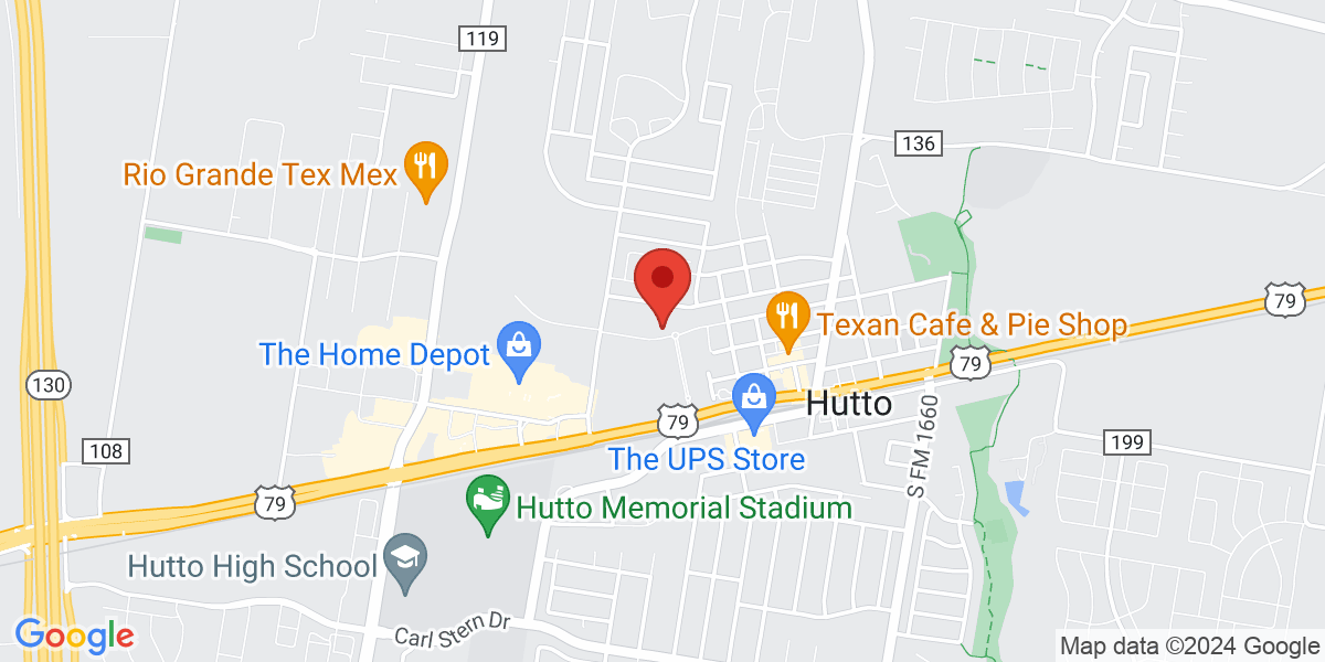 Map of Hutto Public Library